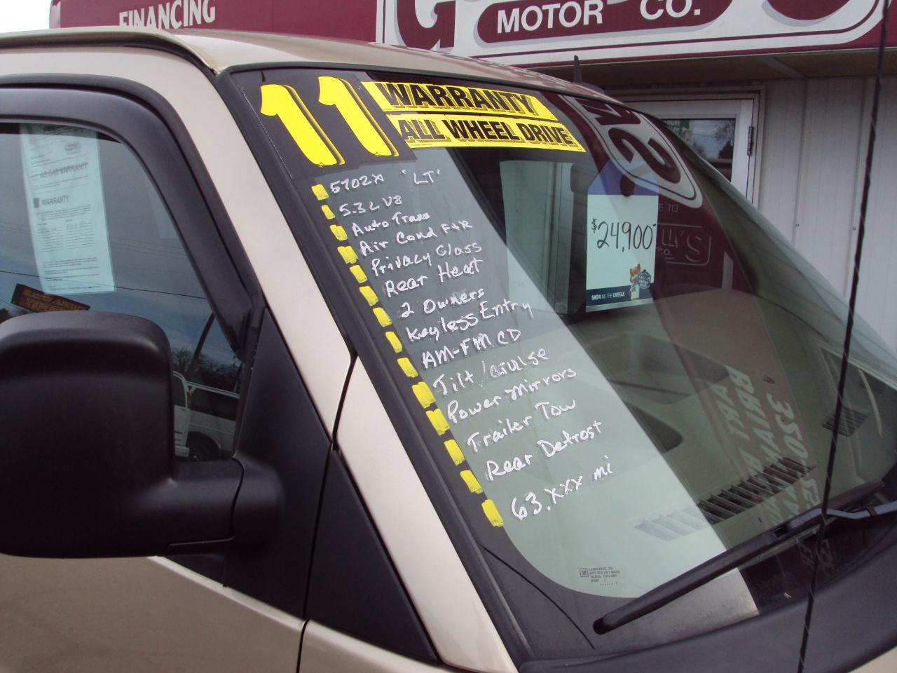 Chevrolet Express Passenger AWD 1500 135" 1LT 2011