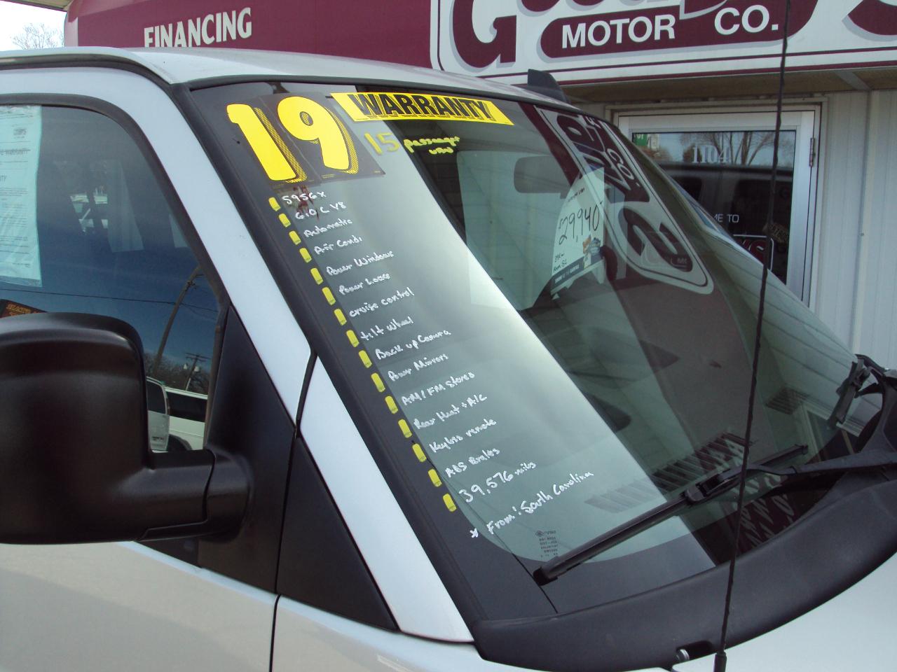 Chevrolet Express Passenger  2019