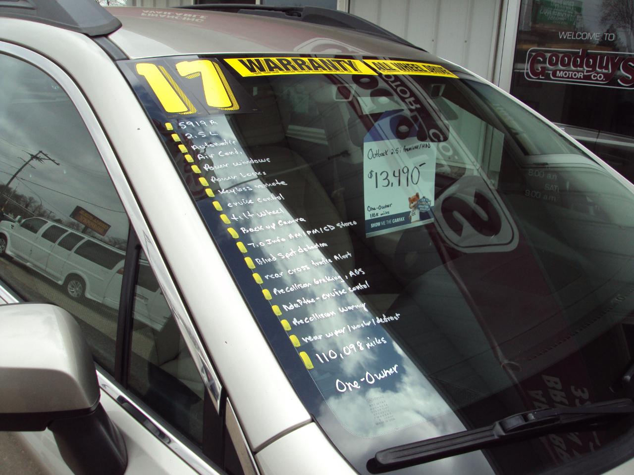 Subaru Outback 2.5i Premium 2017