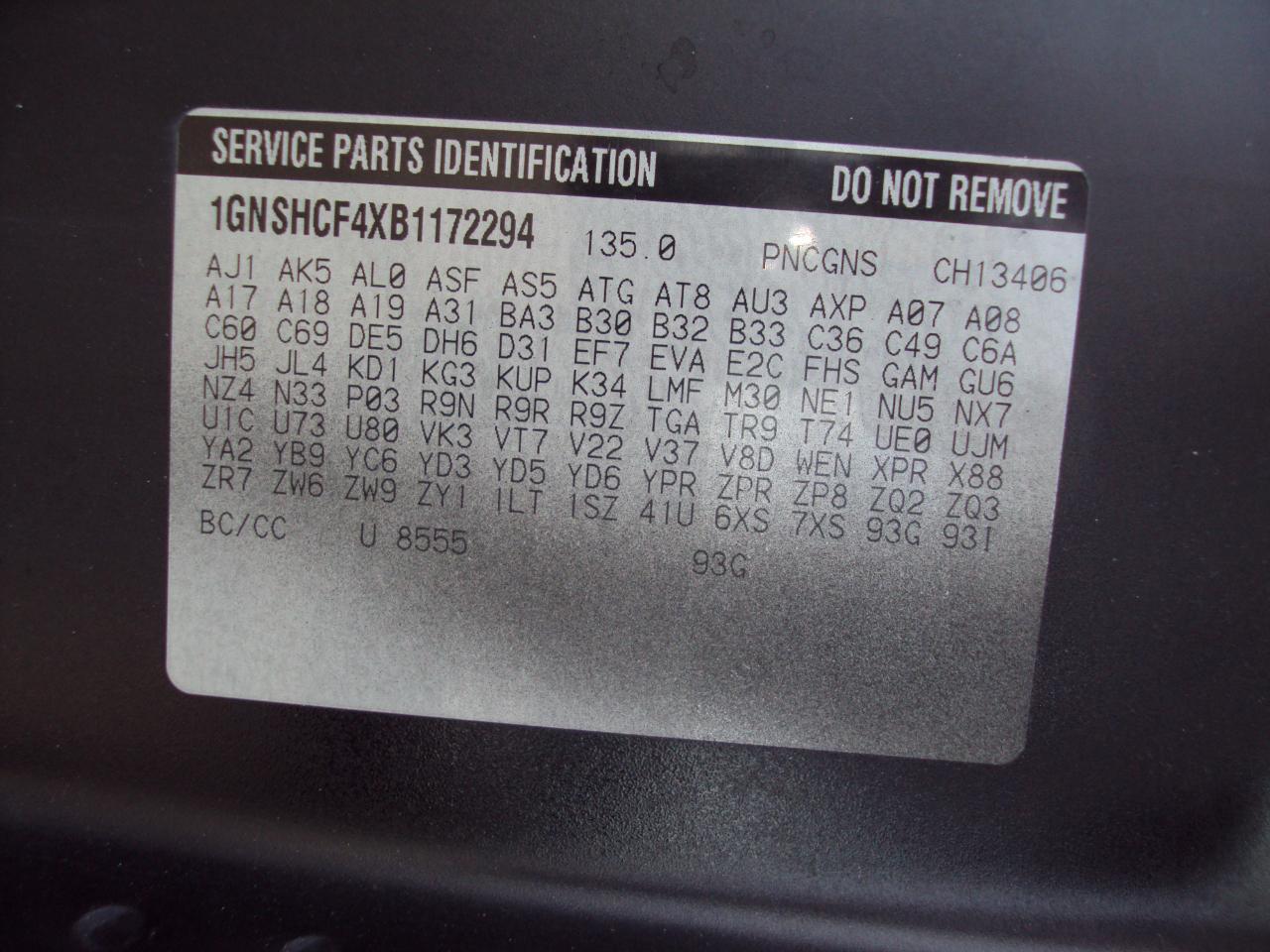 Chevrolet Express Passenger  2011