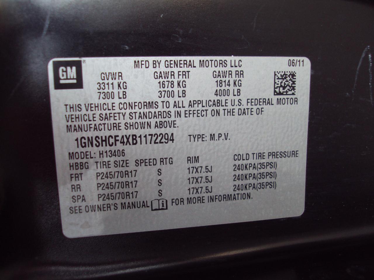 Chevrolet Express Passenger  2011