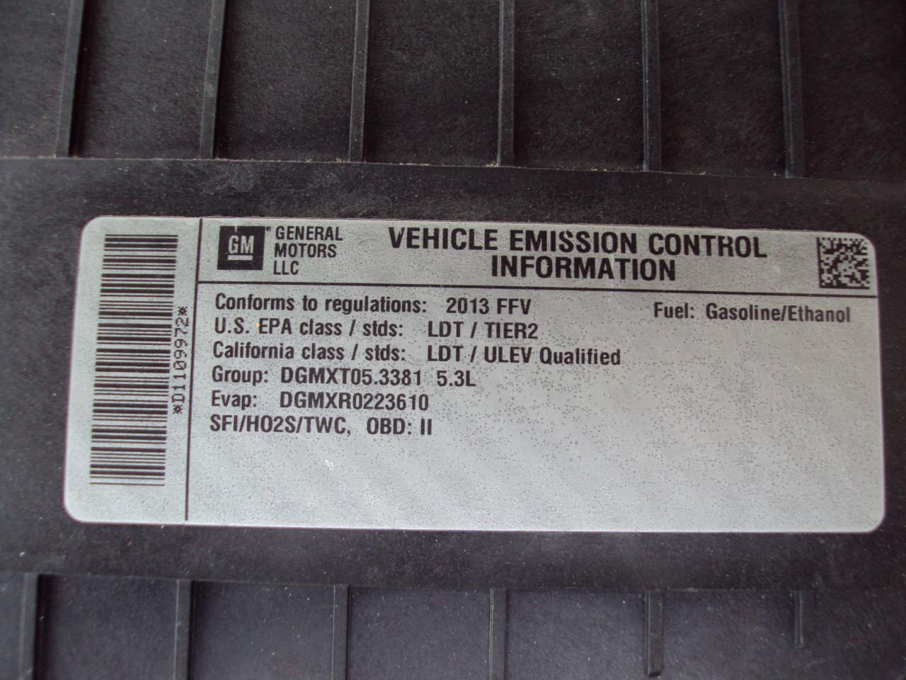 Chevrolet Express Cargo Van  2013