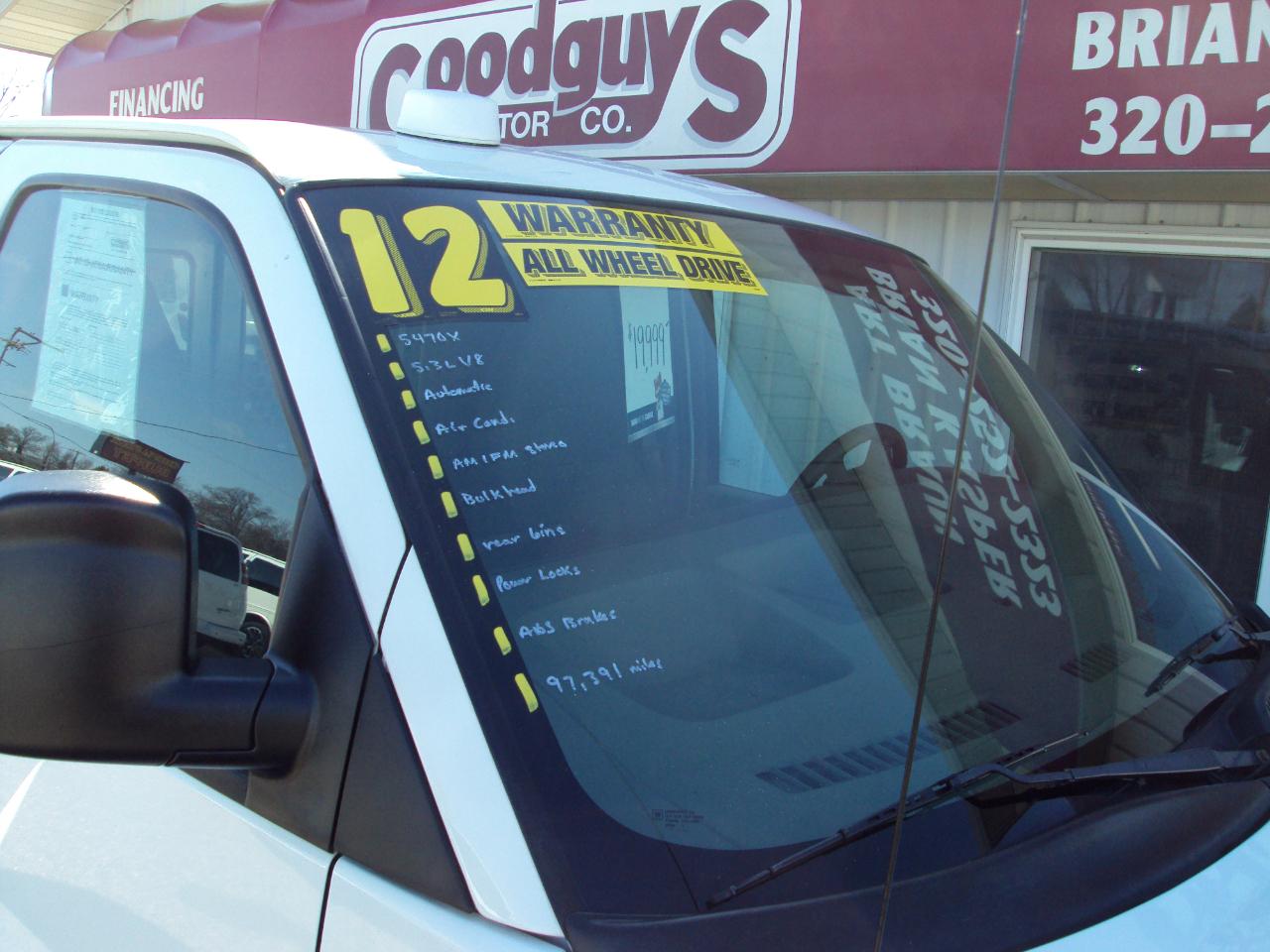 Chevrolet Express Cargo Van AWD 1500 135" 2012