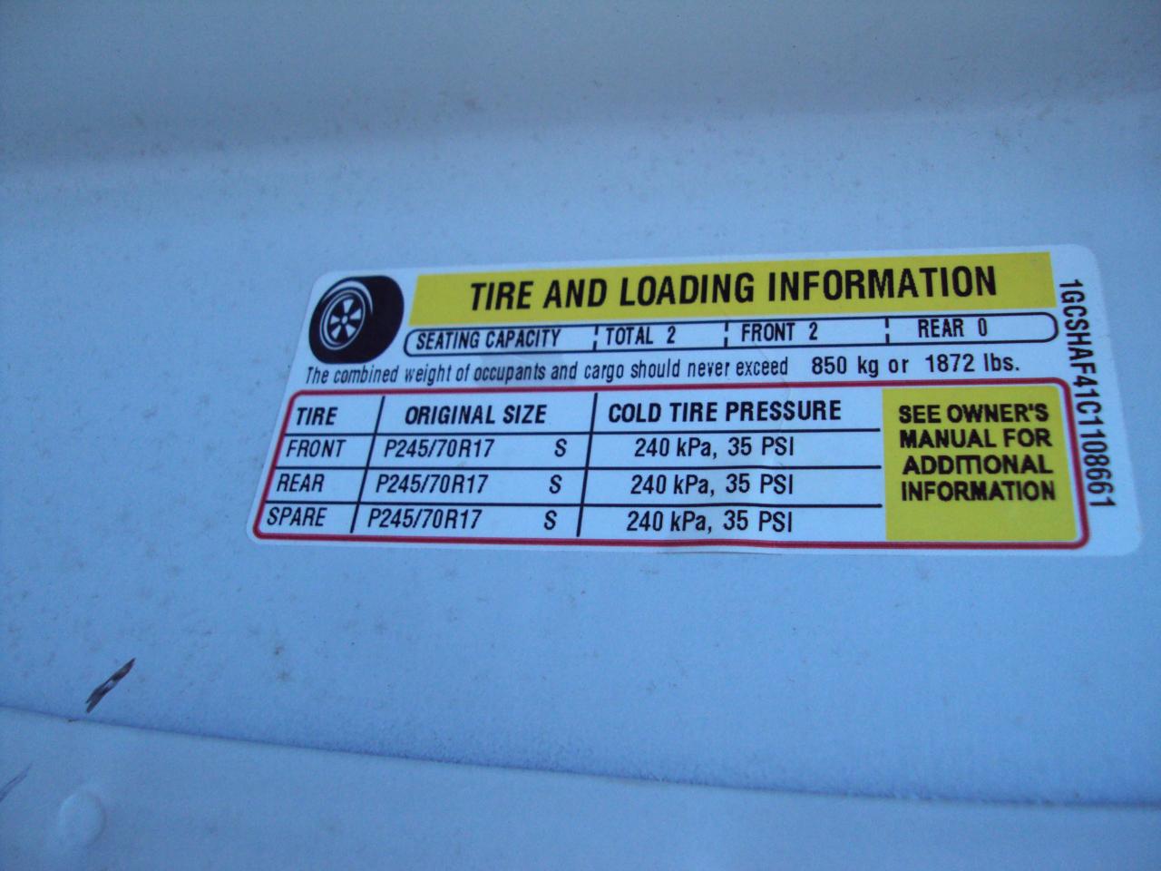 Chevrolet Express Cargo Van AWD 1500 135" 2012