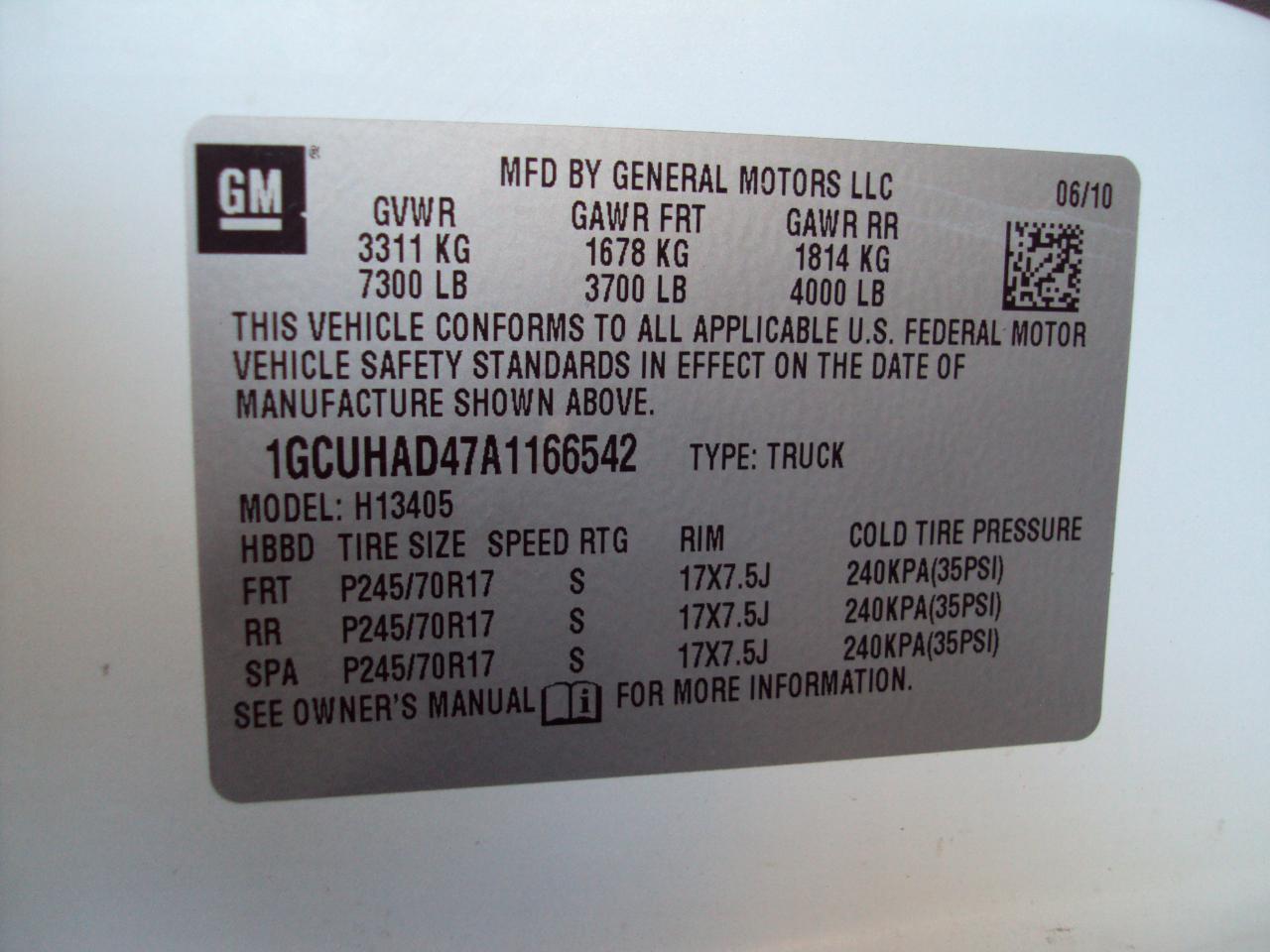 Chevrolet Express Cargo Van AWD 1500 135" 2010