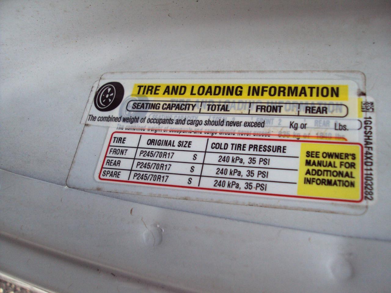 Chevrolet Express Cargo Van AWD 1500 135" 2013