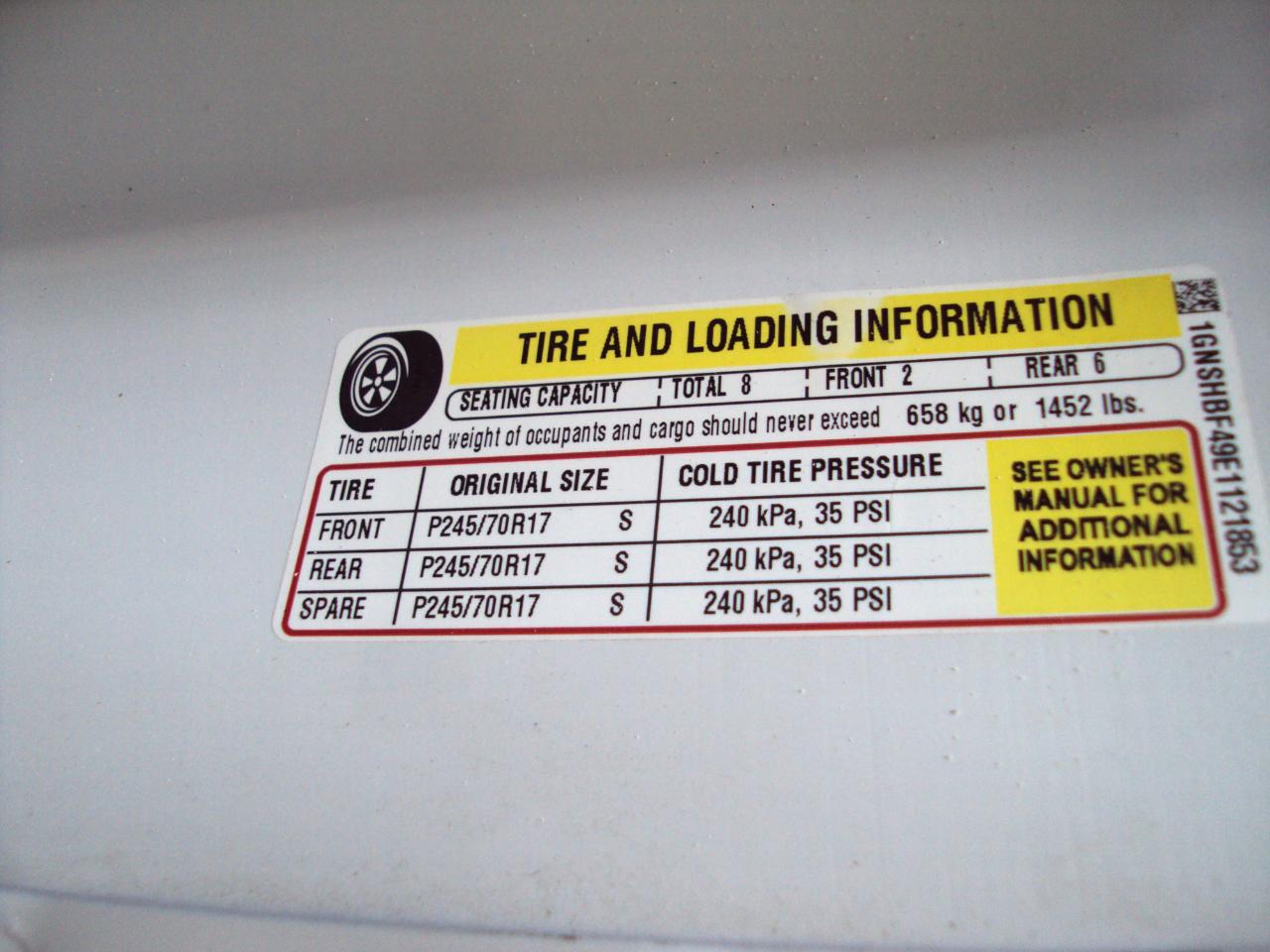 Chevrolet Express Passenger AWD 1500 135" LS 2014