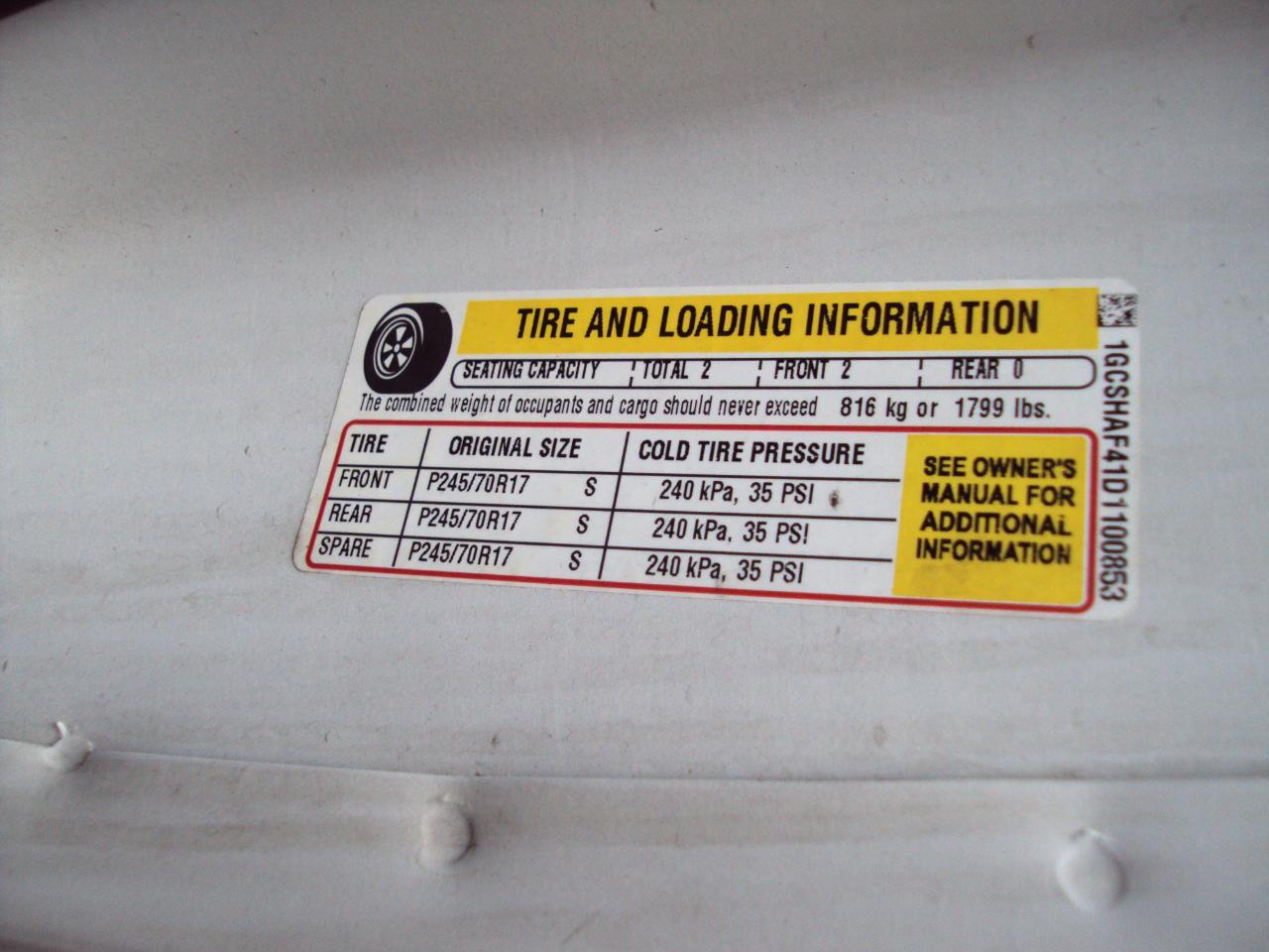 Chevrolet Express Cargo Van AWD 1500 135" 2013