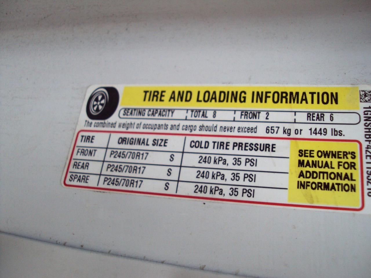 Chevrolet Express Passenger AWD 1500 135" LS 2014