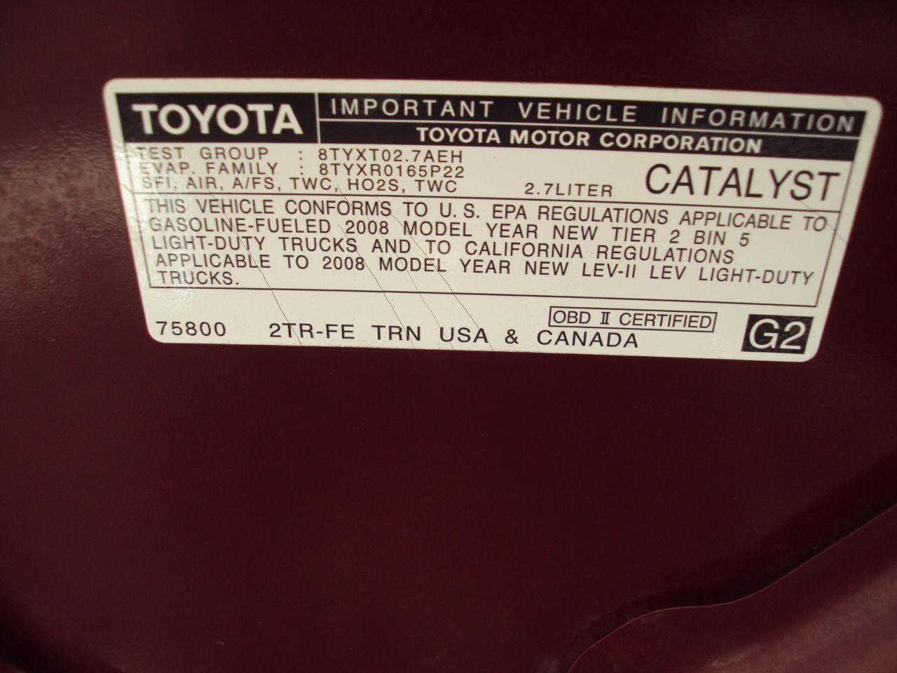 Toyota Tacoma  2008