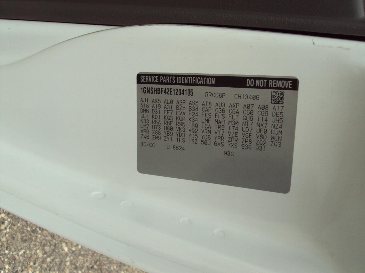Chevrolet Express Passenger AWD 1500 135" LS 2014