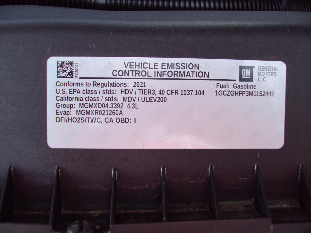Chevrolet Express Cargo Van RWD 3500 155" 2021