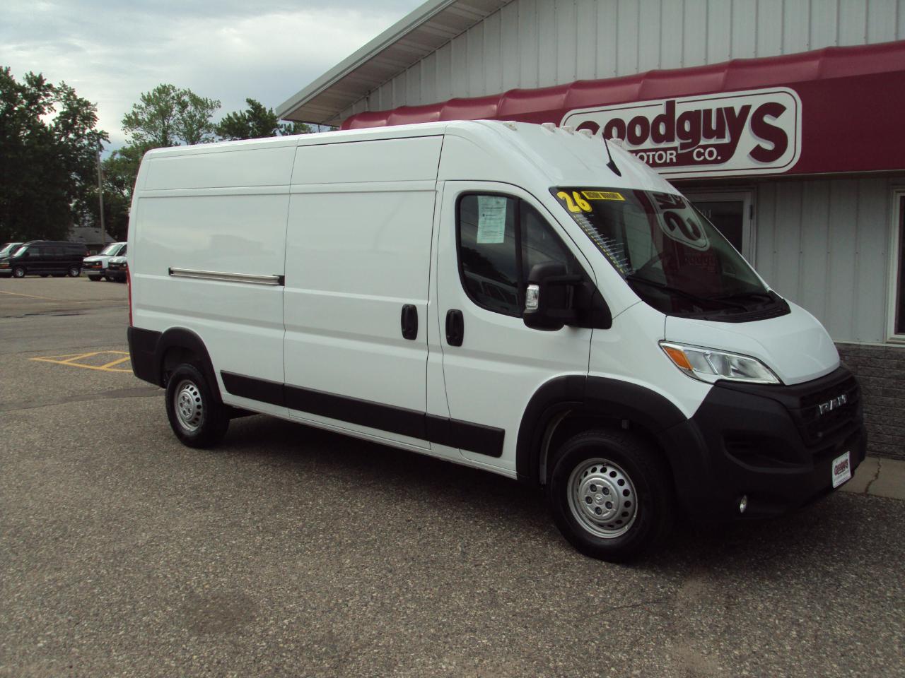RAM ProMaster Cargo Van Tradesman 2500 High Roof 159" WB w/Pass Seat 2026