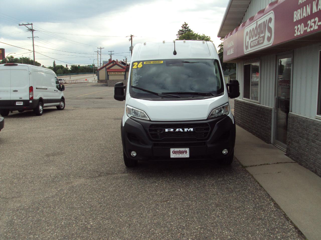 RAM ProMaster Cargo Van Tradesman 2500 High Roof 159" WB w/Pass Seat 2026