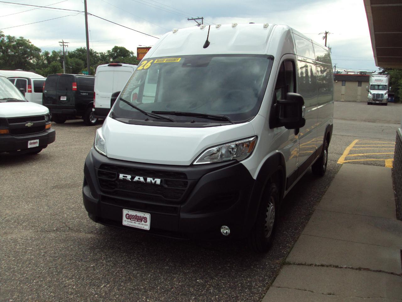RAM ProMaster Cargo Van Tradesman 2500 High Roof 159" WB w/Pass Seat 2026