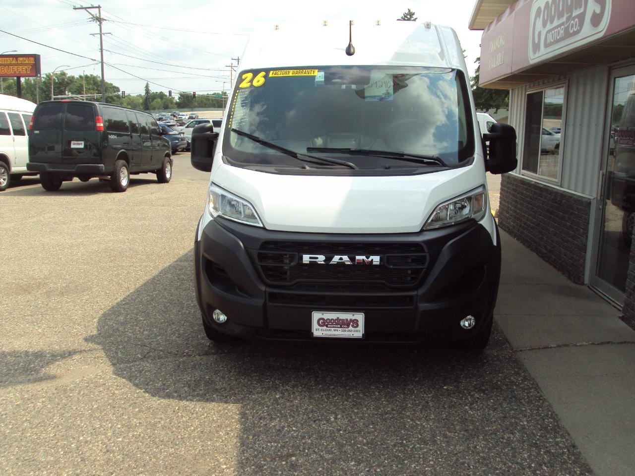 RAM ProMaster Cargo Van Tradesman 2500 High Roof 159" WB w/Pass Seat 2026