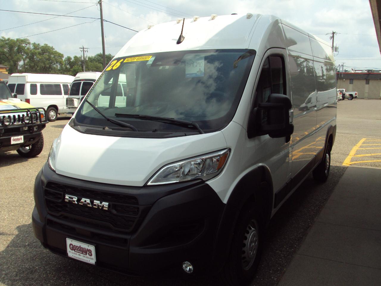 RAM ProMaster Cargo Van Tradesman 2500 High Roof 159" WB w/Pass Seat 2026
