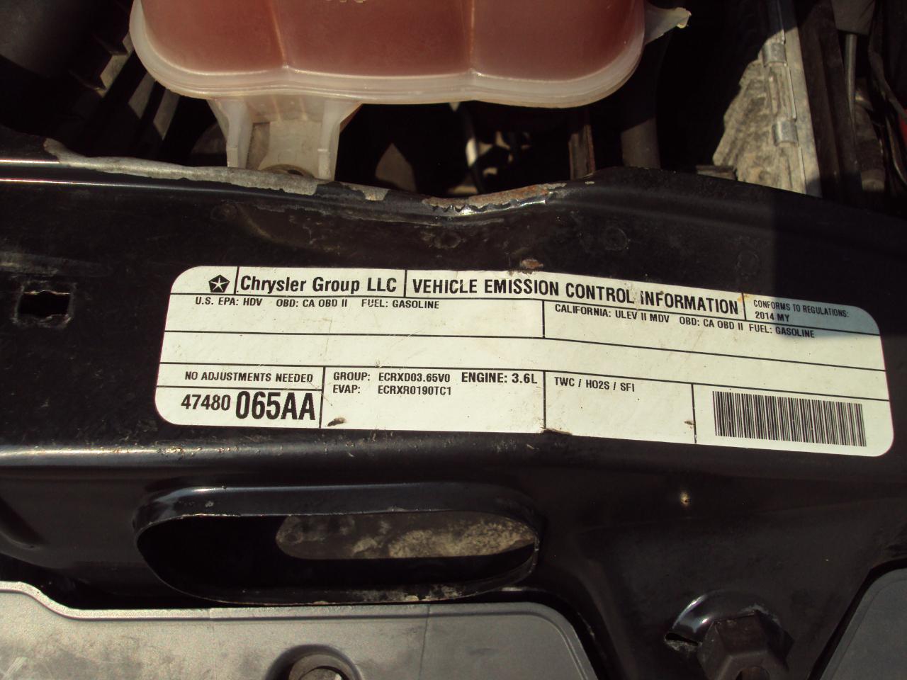 RAM ProMaster Cargo Van  2014