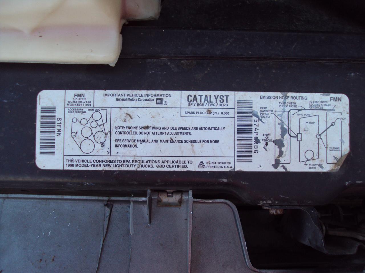Chevrolet Express  1998