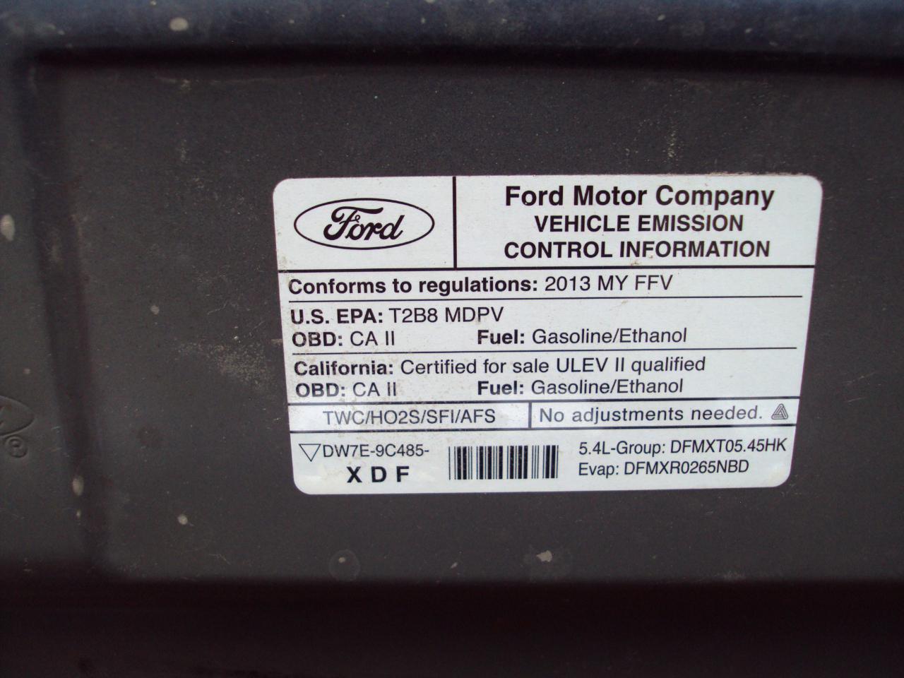 Ford Econoline Cargo Van  2013