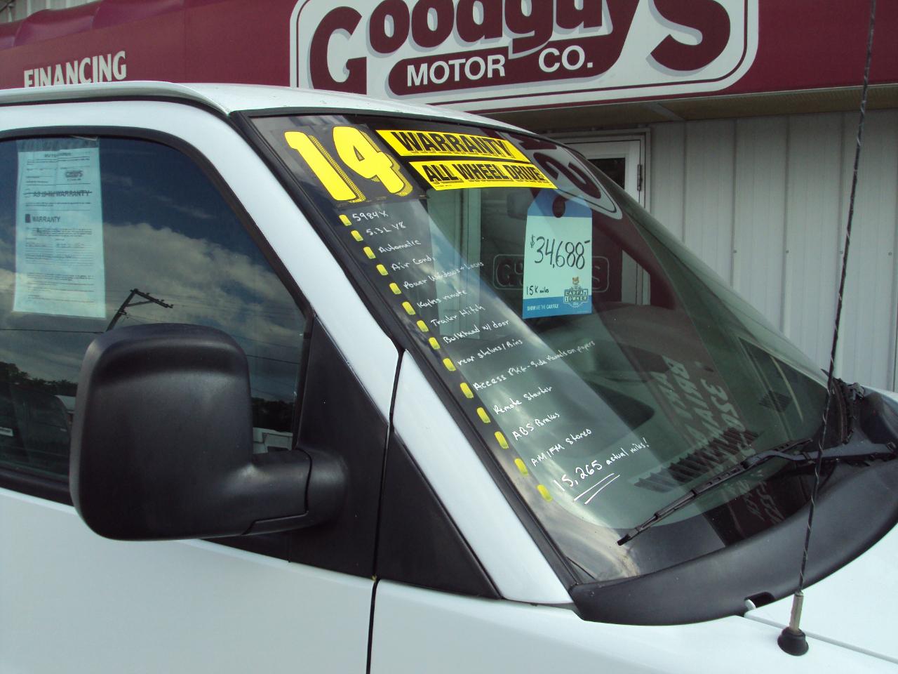 Chevrolet Express Cargo Van  2014