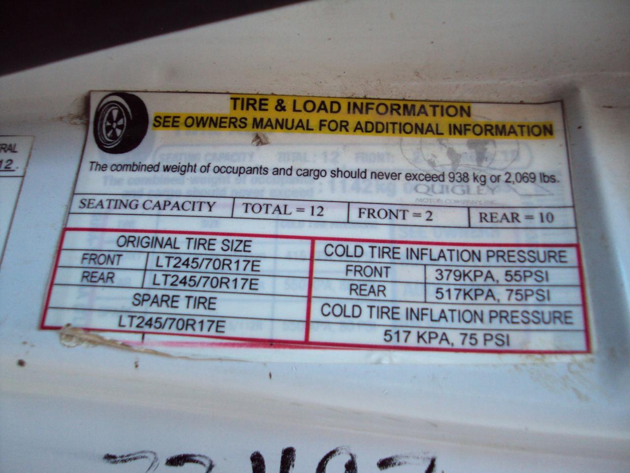Ford Econoline Wagon  2012