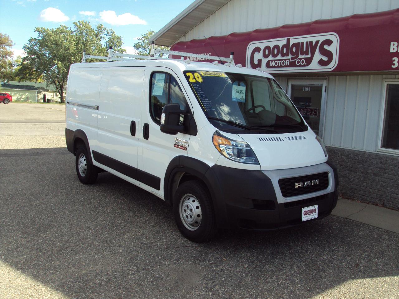 RAM ProMaster Cargo Van 1500 Low Roof 136" WB 2020