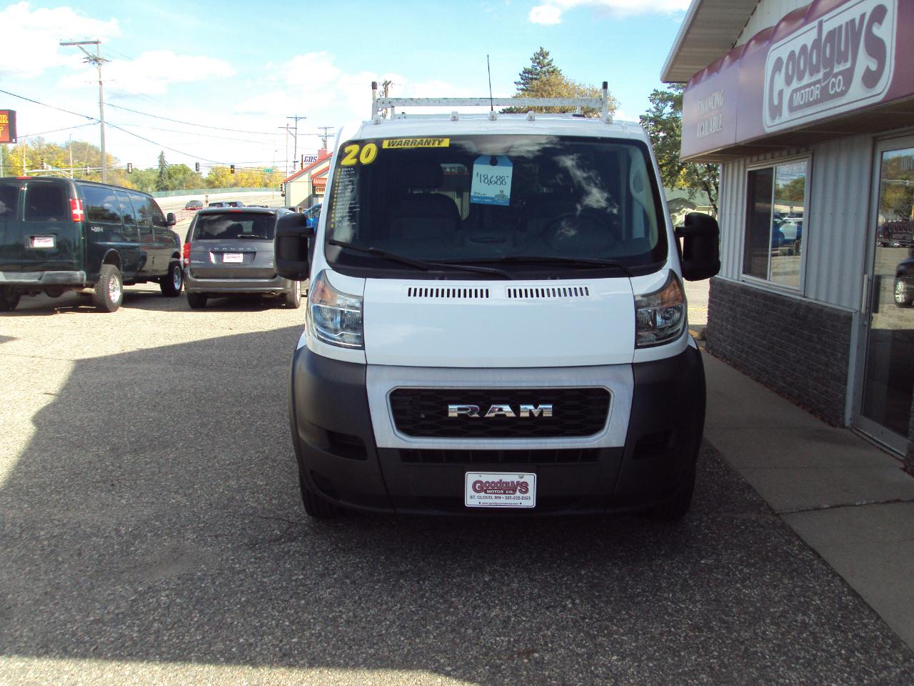 RAM ProMaster Cargo Van 1500 Low Roof 136" WB 2020