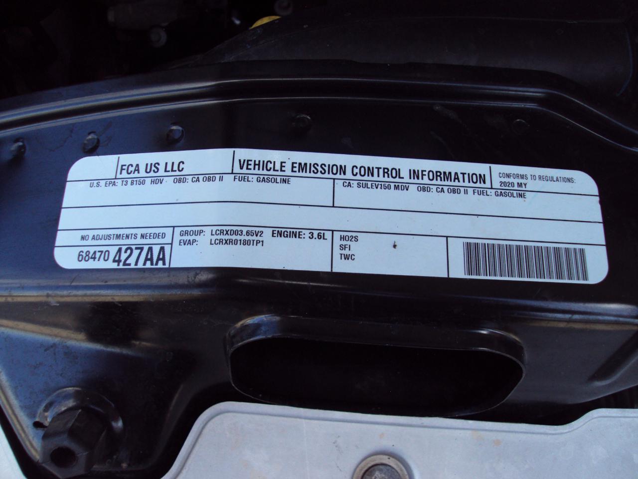 RAM ProMaster Cargo Van 1500 Low Roof 136" WB 2020