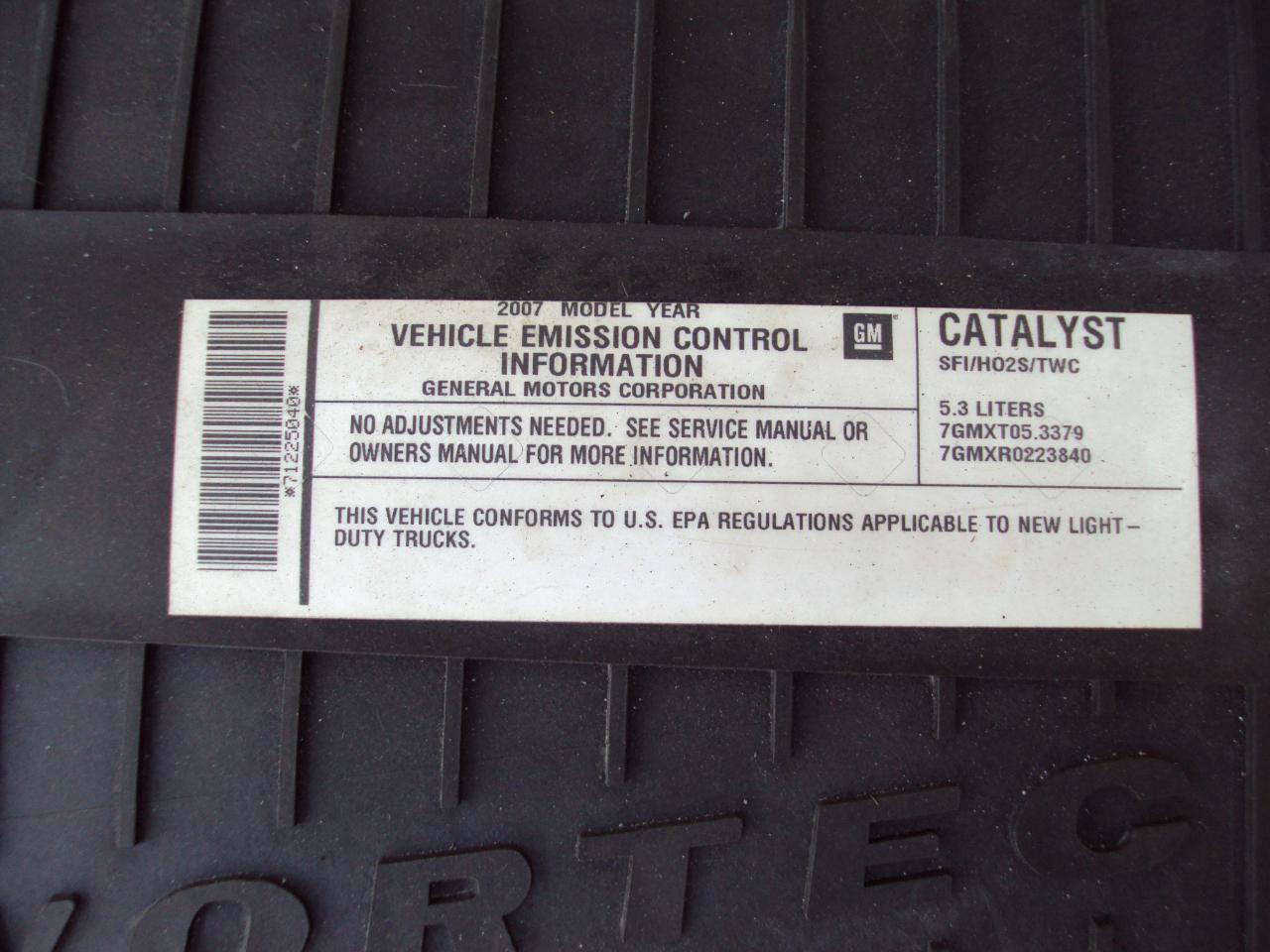 Chevrolet Express Cargo Van AWD 1500 135" 2007