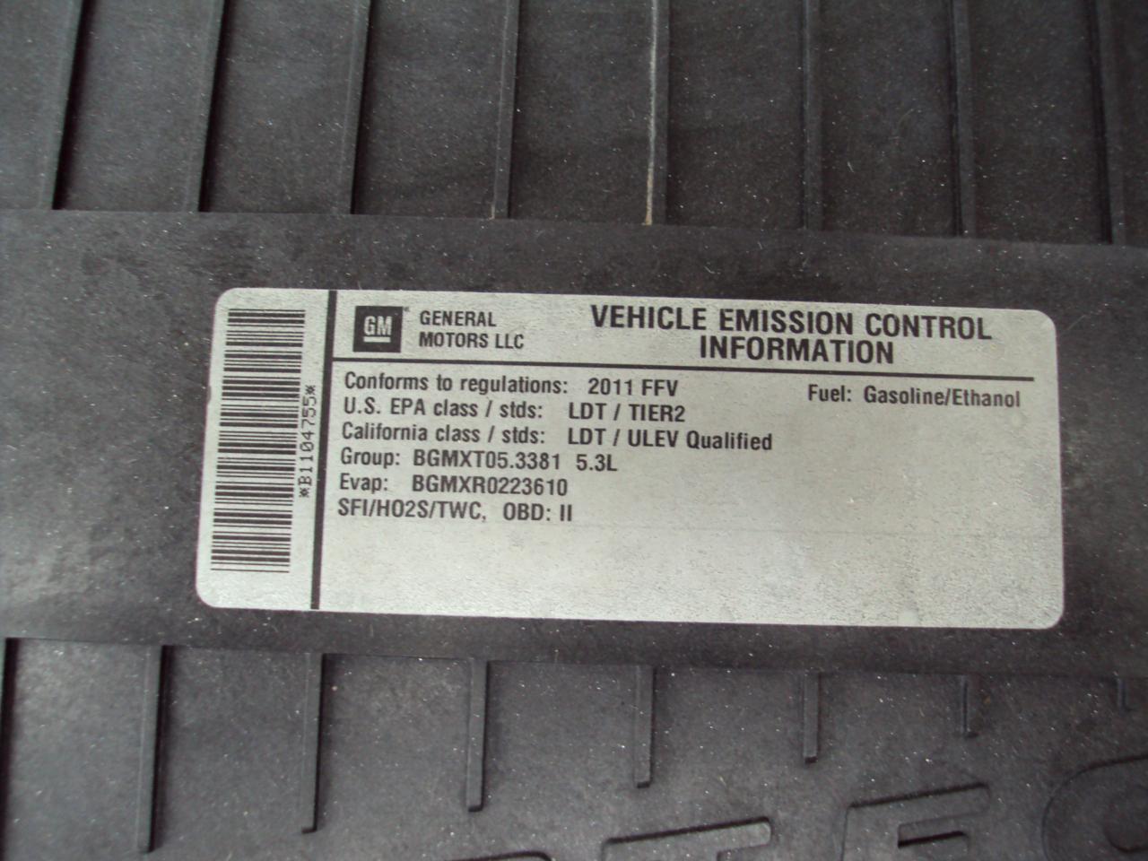 Chevrolet Express Passenger AWD 1500 135" 1LT 2011