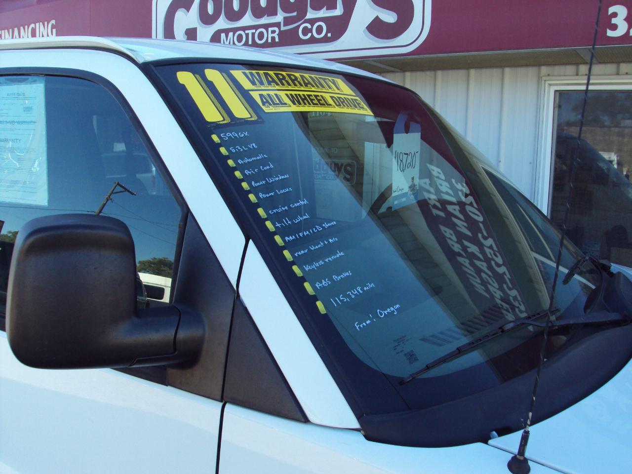 Chevrolet Express Passenger AWD 1500 135" 1LS 2011