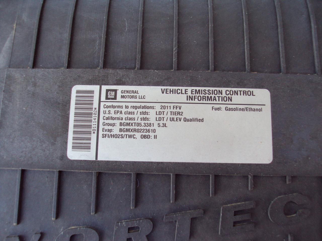 Chevrolet Express Passenger AWD 1500 135" 1LS 2011