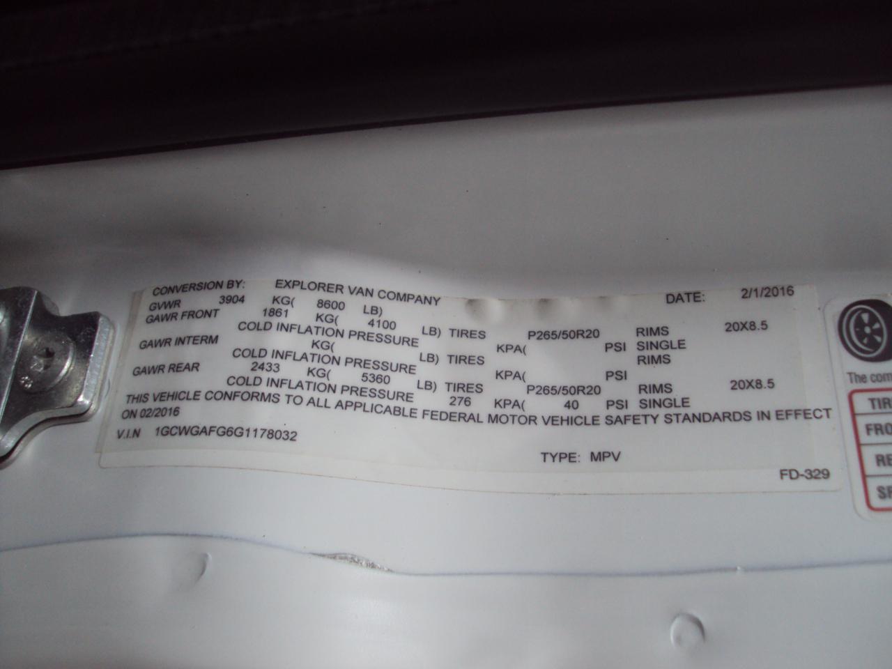 Chevrolet Express Cargo Van  2016
