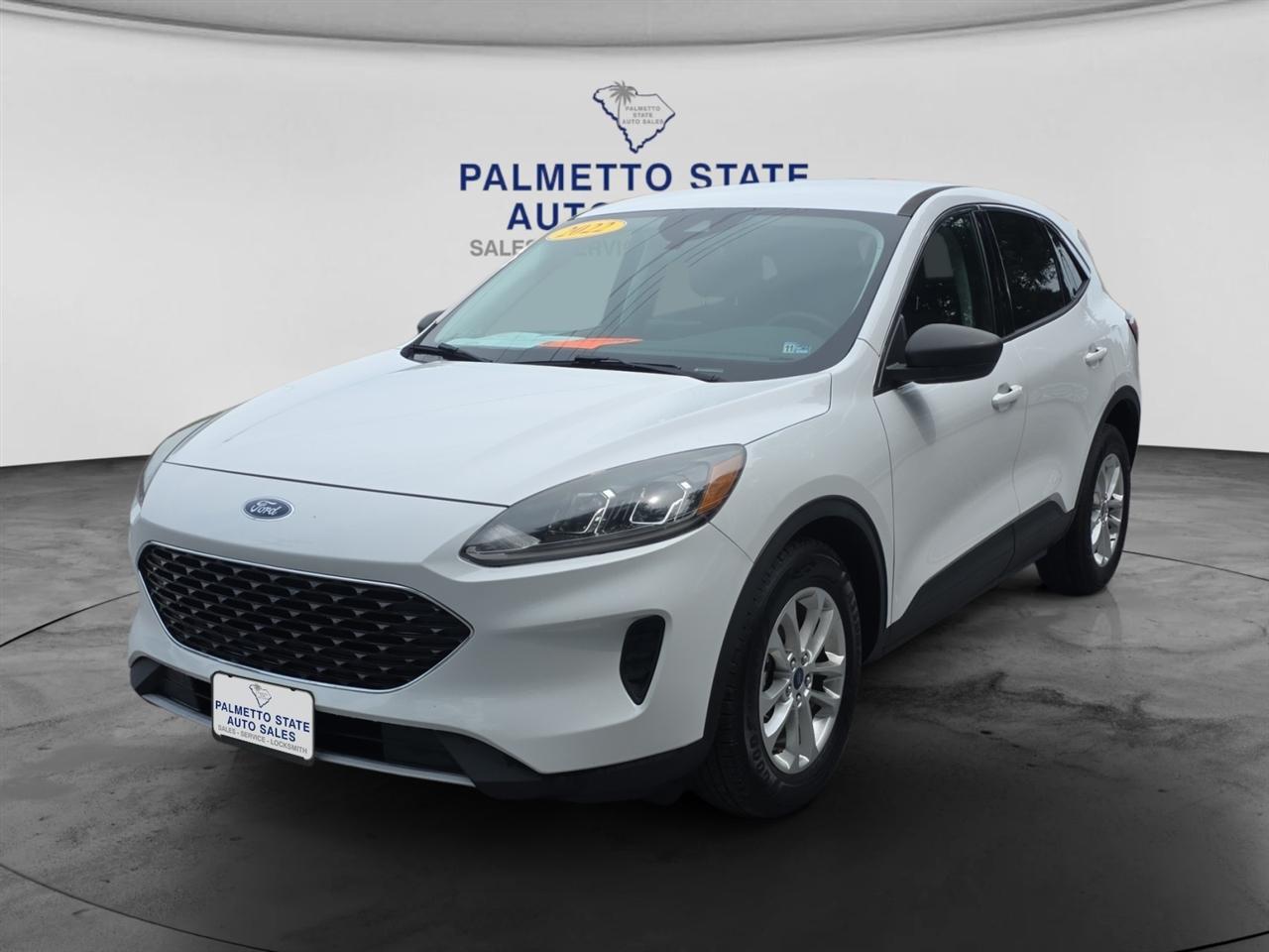 White 2022 Ford Escape Hybrid SUV / Crossover Front-Wheel Drive Continuously Variable Transmission