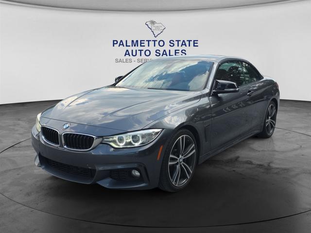 Gray 2015 BMW 4 Series Convertible Rear-Wheel Drive Automatic