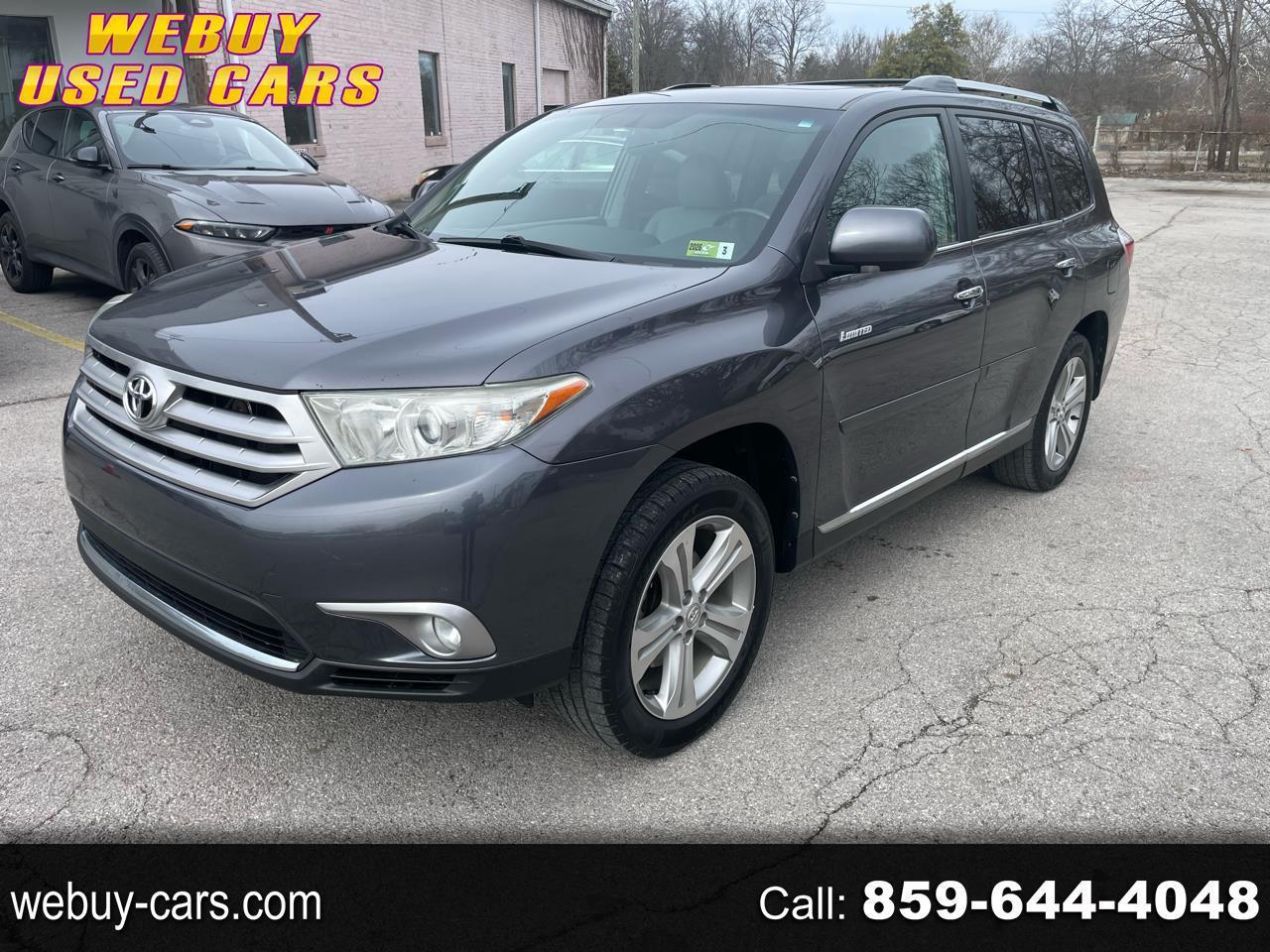 Toyota Highlander 4WD 4dr V6 Limited (Natl) 2012