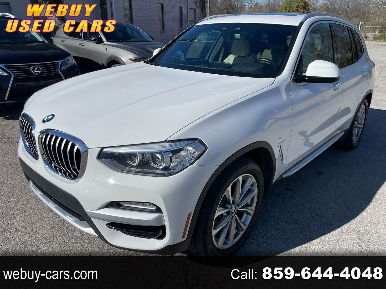 2019 BMW X3 xDrive30i Sports Activity Vehicle