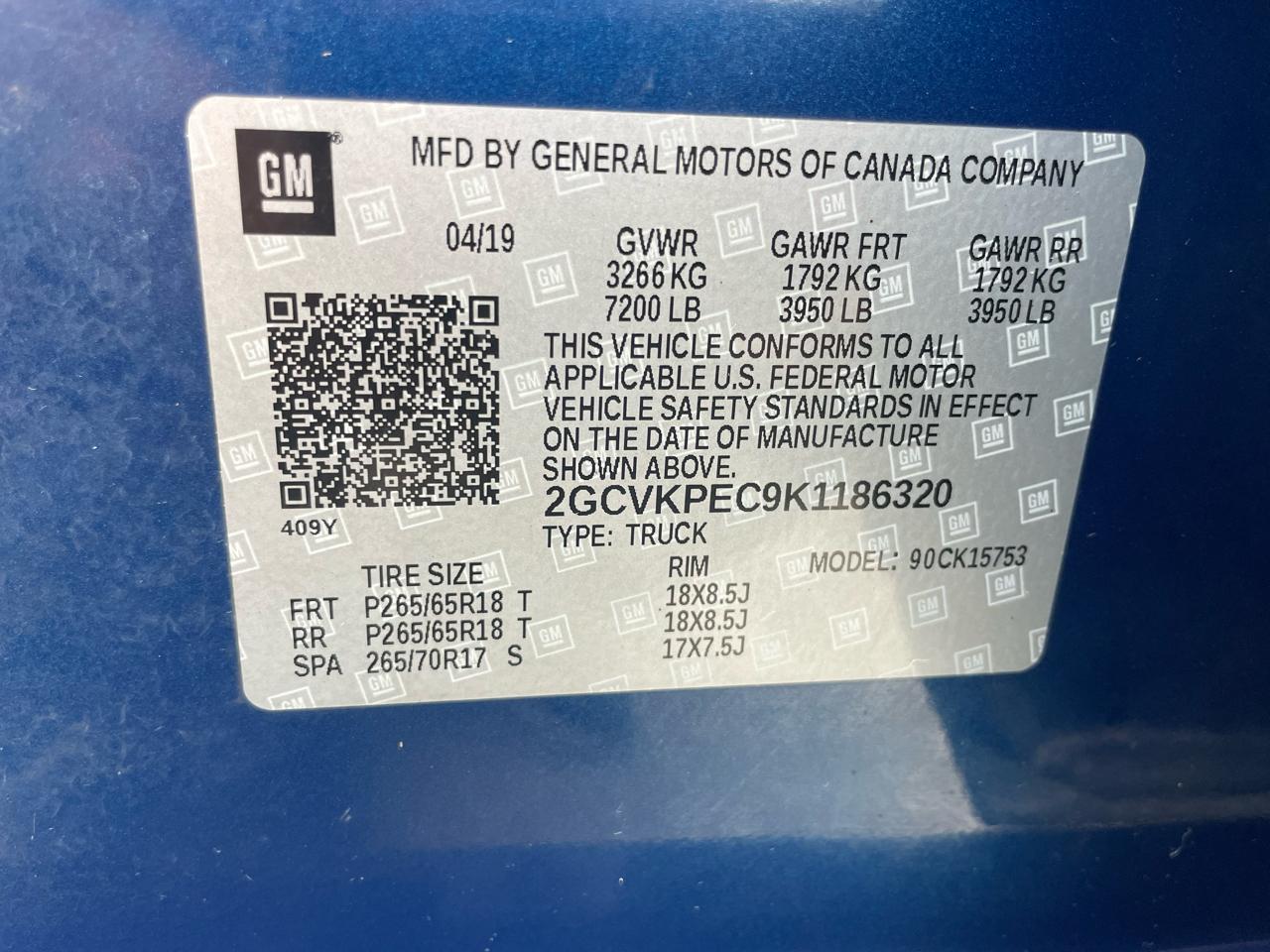 Chevrolet Silverado 1500 LD 4WD Double Cab LT w/2LT 2019