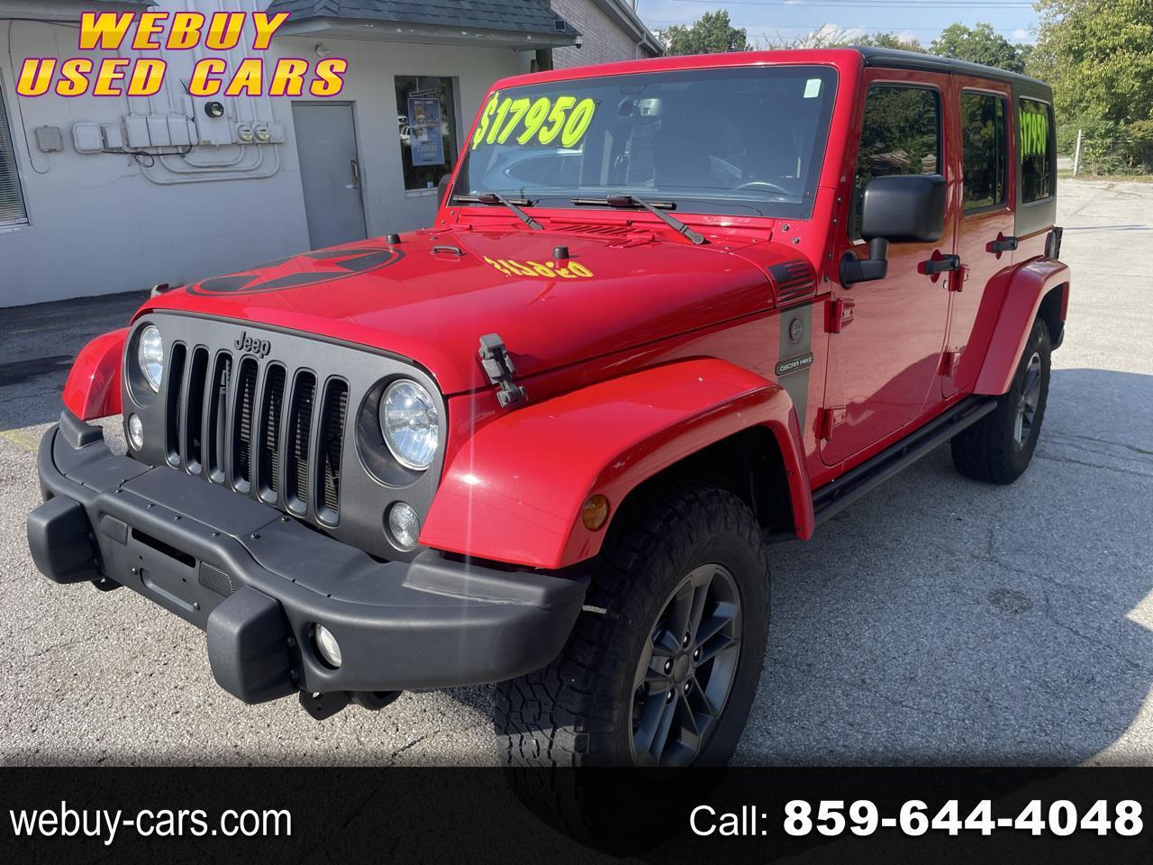 2018 Jeep Wrangler JK Unlimited Freedom Edition 4x4