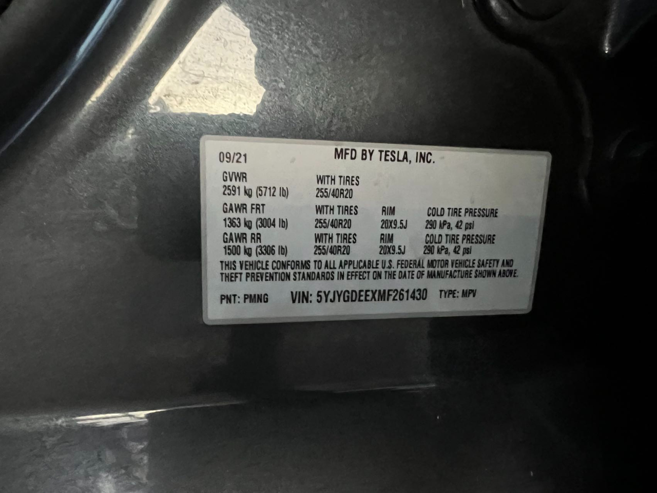 Tesla Model Y Long Range 2021 Tesla Model Y Long Range 2021