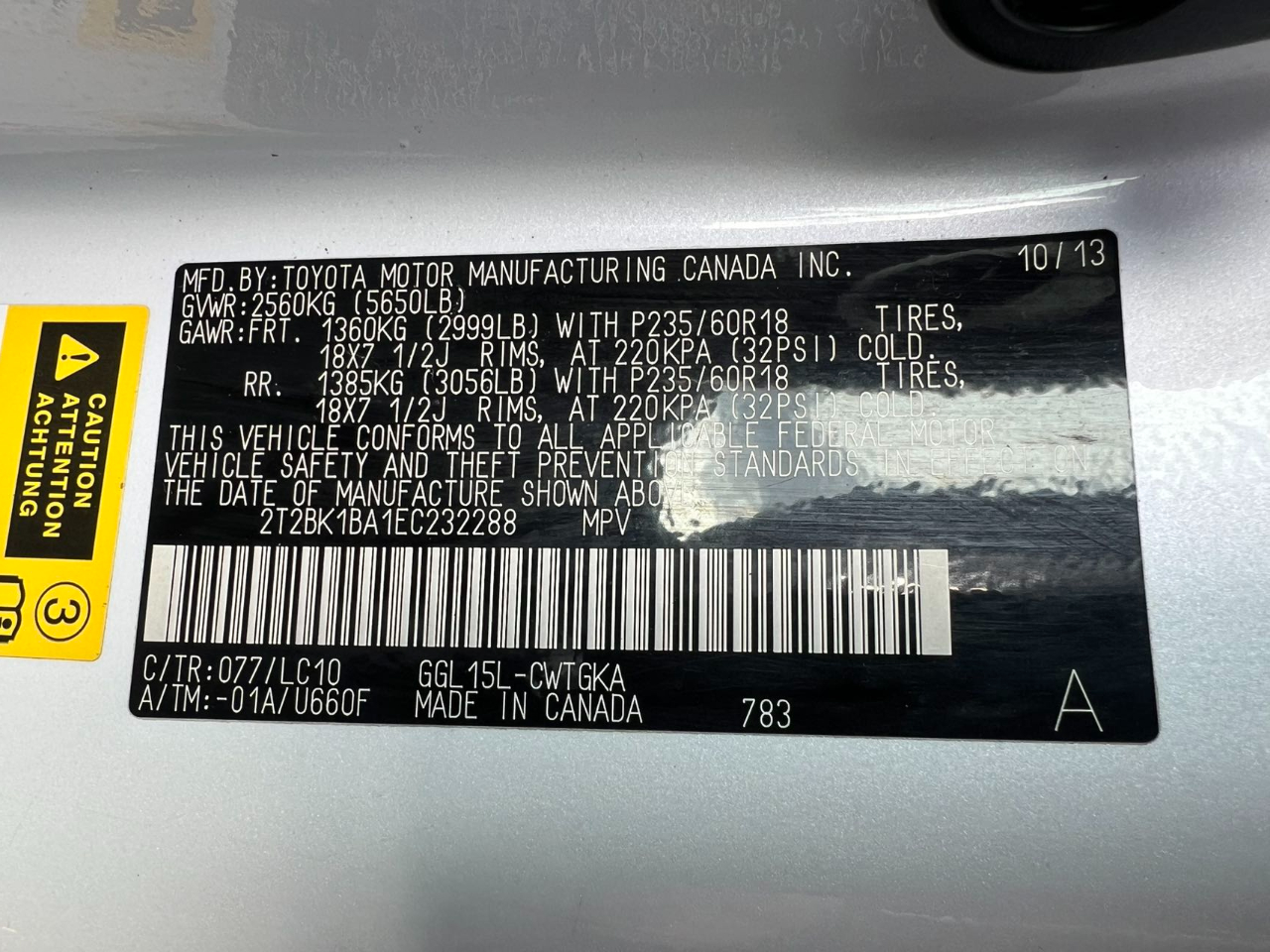 Lexus RX 350 AWD 2014