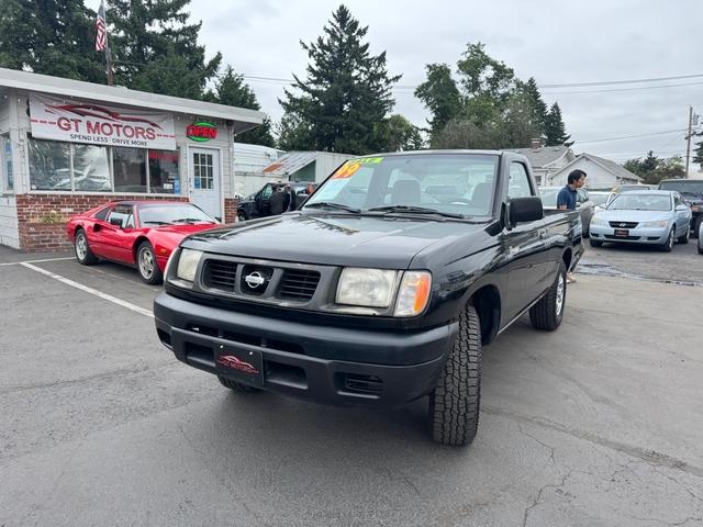 Black 1999 Nissan Frontier 2 Dr XE Standard Cab SB Pickup Truck Rear-Wheel Drive Manual