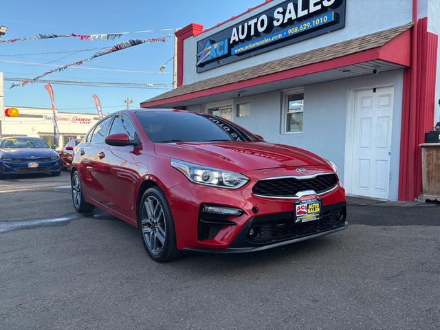 Red 2019 Kia Forte Sedan Front-Wheel Drive Automatic