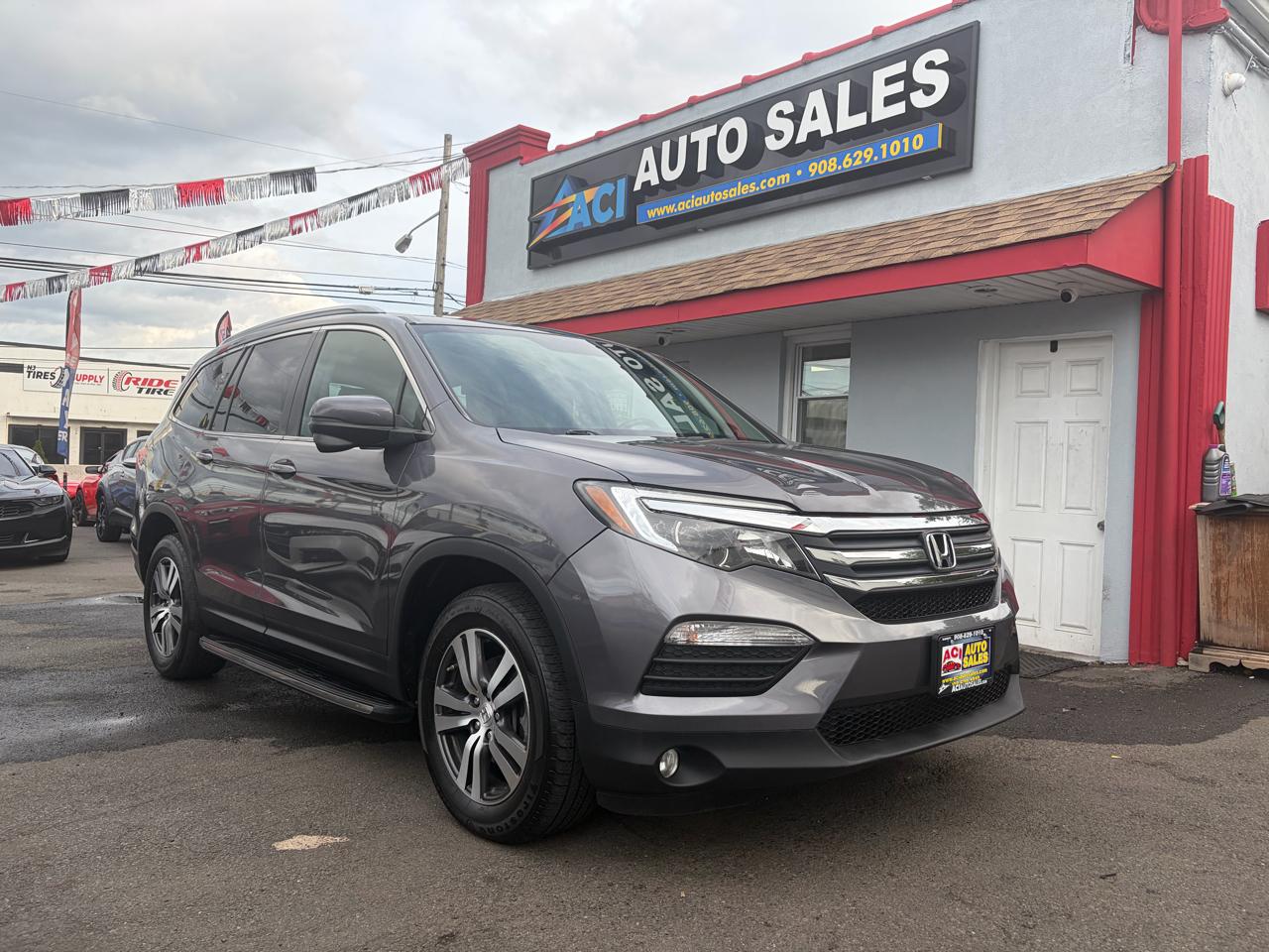 Gray 2018 Honda Pilot SUV / Crossover All-Wheel Drive Automatic