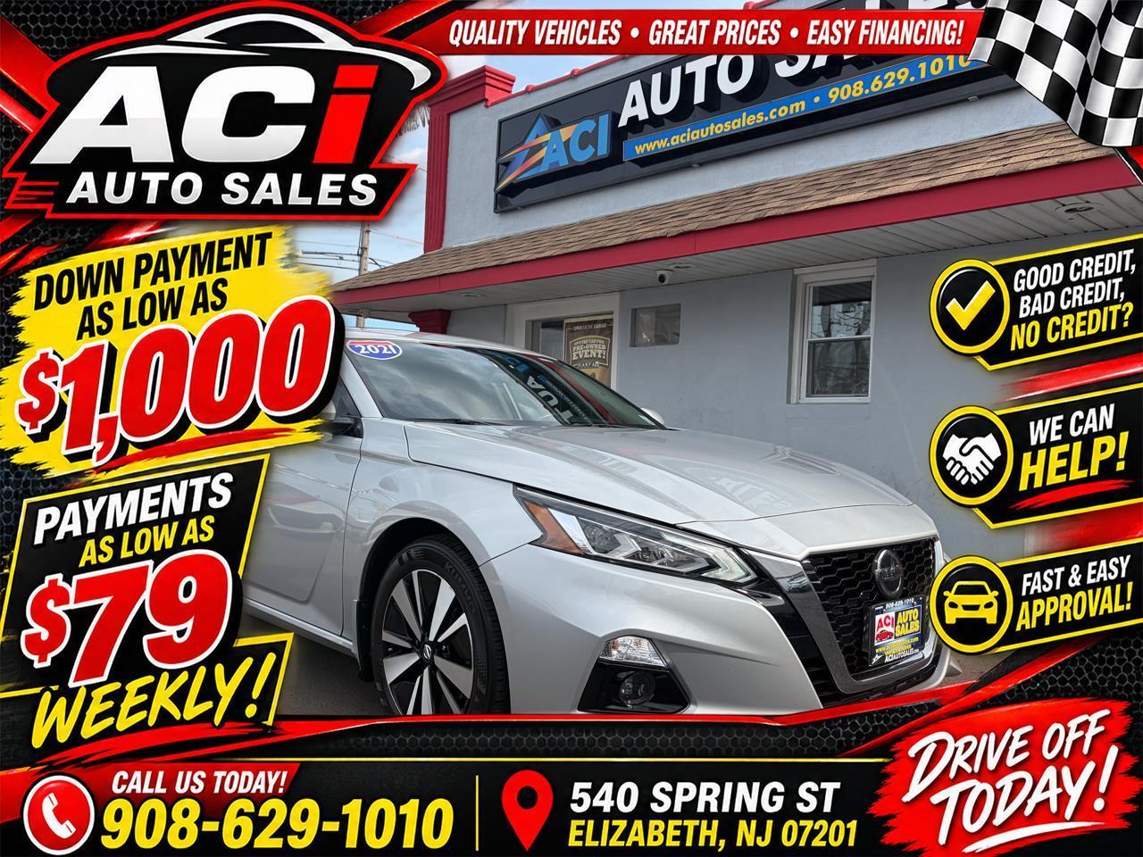 Silver 2021 Nissan Altima Sedan All-Wheel Drive Automatic