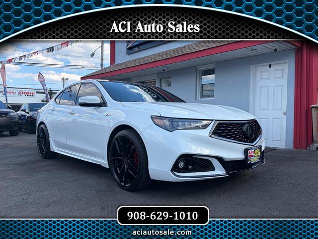 White 2018 Acura TLX Sedan All-Wheel Drive Automatic
