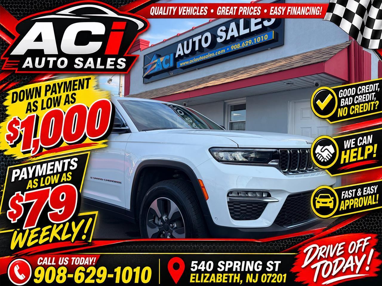 White 2022 Jeep Grand Cherokee 4xe SUV / Crossover Four-Wheel Drive Automatic