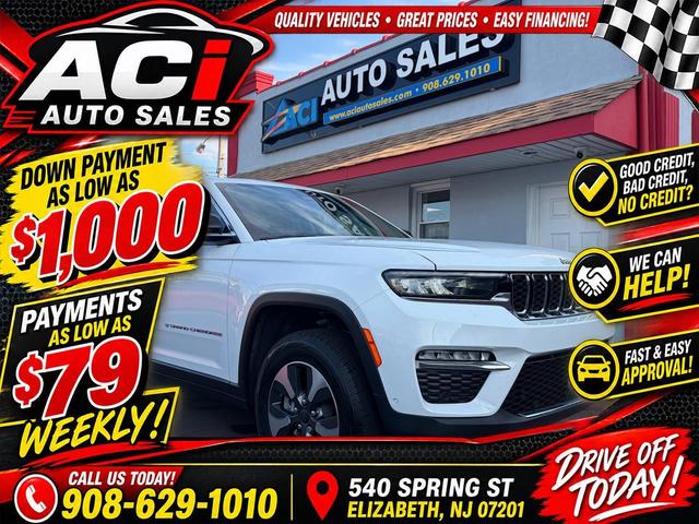 White 2022 Jeep Grand Cherokee 4xe SUV / Crossover Four-Wheel Drive Automatic