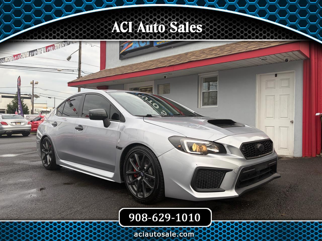 Silver 2018 Subaru WRX Sedan All-Wheel Drive Manual
